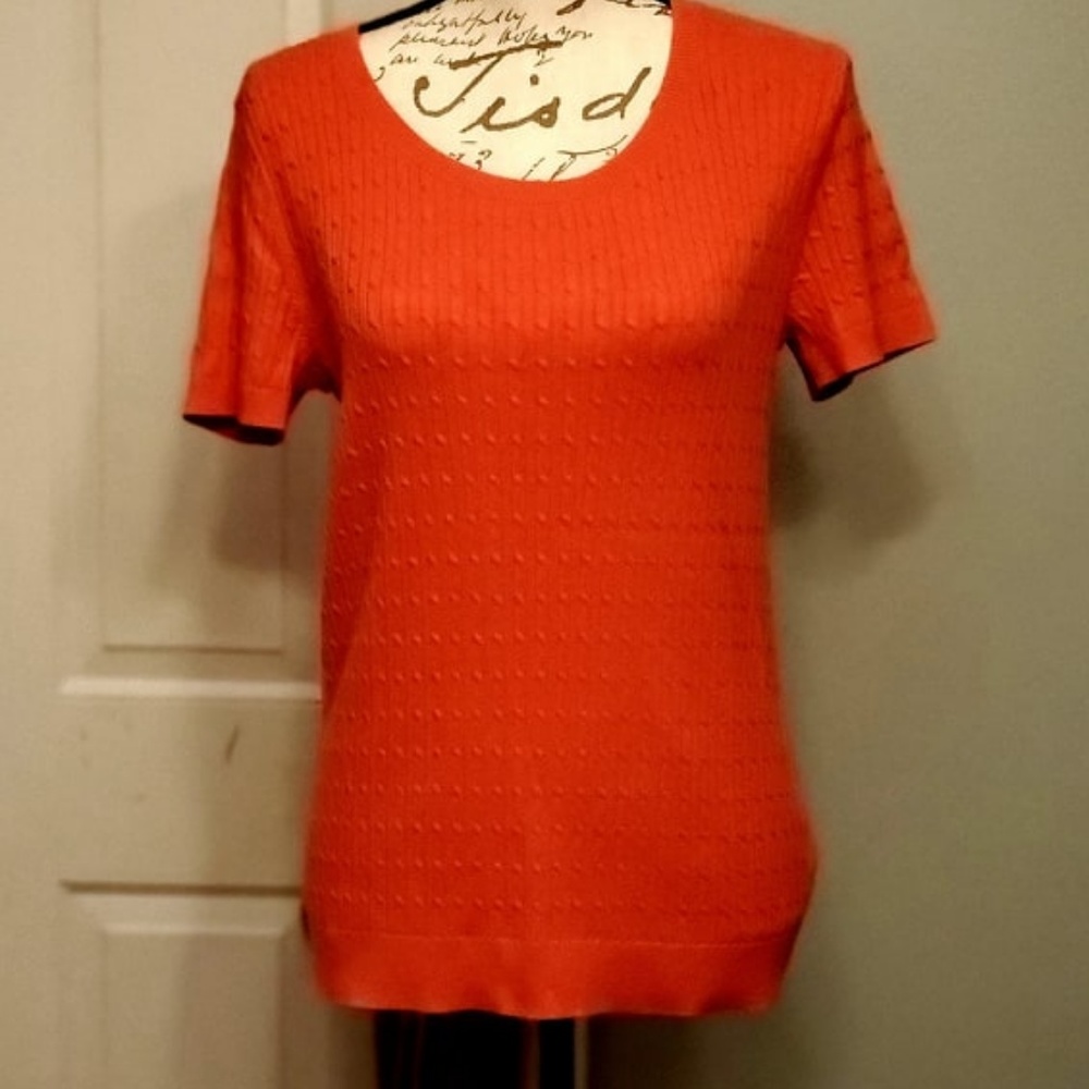 Women's short sleeve Talbot's sweater Like New Sm